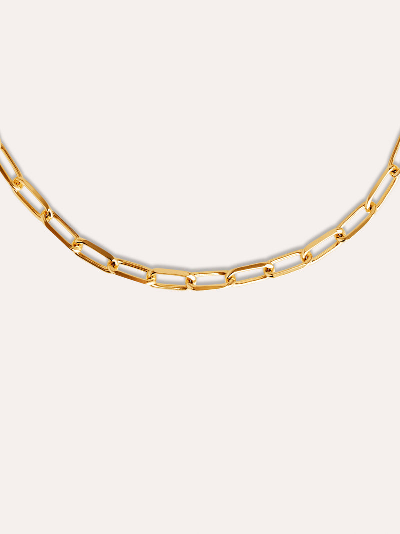 Chic Stainless Steel Gold Necklace