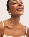 Collar Chic Nora Acero Baño Oro