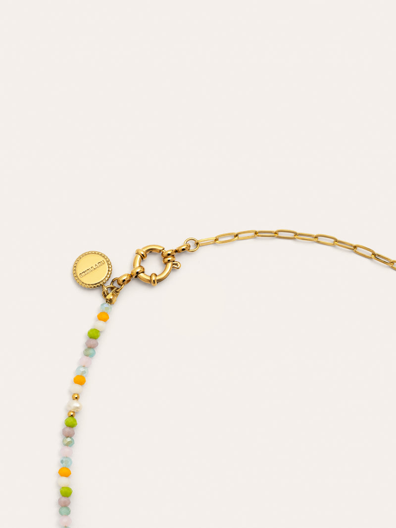 Collier Chic Nora Acier Plaqué Or