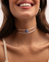 Choker Cianita Acero