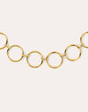Cirles & Circles Stainless Steel Gold Choker
