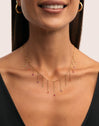 Collar Clea Colors Acero Baño Oro