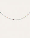 Crystals Colors Stainless Steel Necklacace