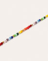 Collar Crystals Rainbow Acero Baño Oro