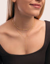 Y Stick Gold Necklace