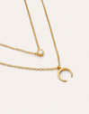 Imagen detalle de Set da 2 Collane Spark + Mini Moonset Placcato Oro