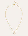 Collar Duo Stars Spark Plata Baño Oro