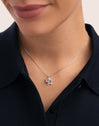 Collar Duo Stars Spark Plata