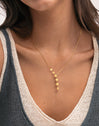 Collier Estela Y Acier Plaqué Or - puesto en modelo