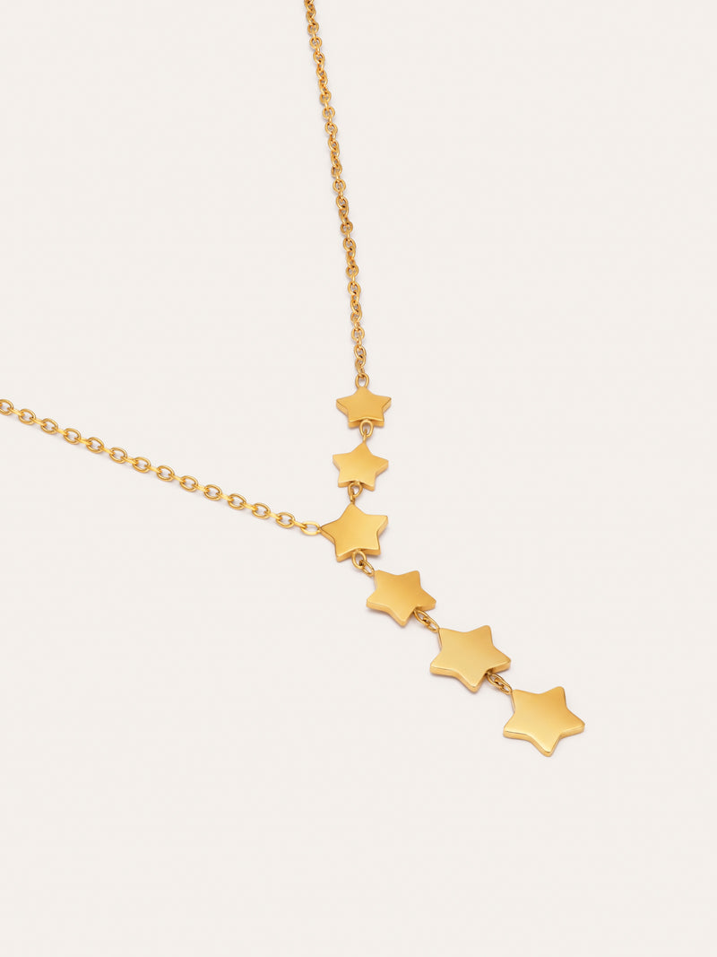 Collier Estela Y Acier Plaqué Or