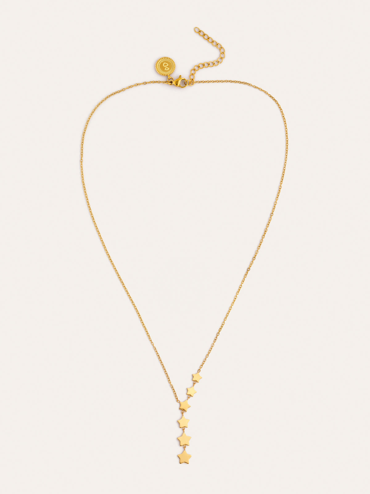 Collier Estela Y Acier Plaqué Or - vista 4