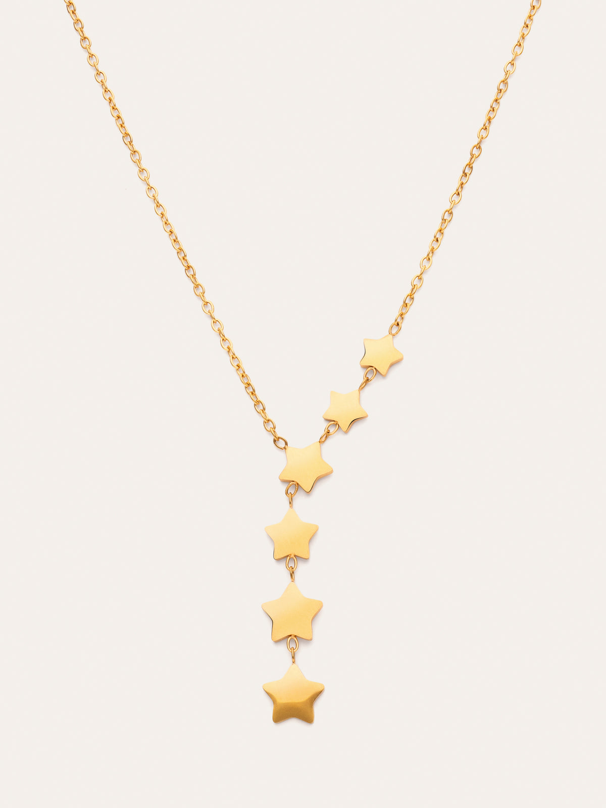 Collier Estela Y Acier Plaqué Or