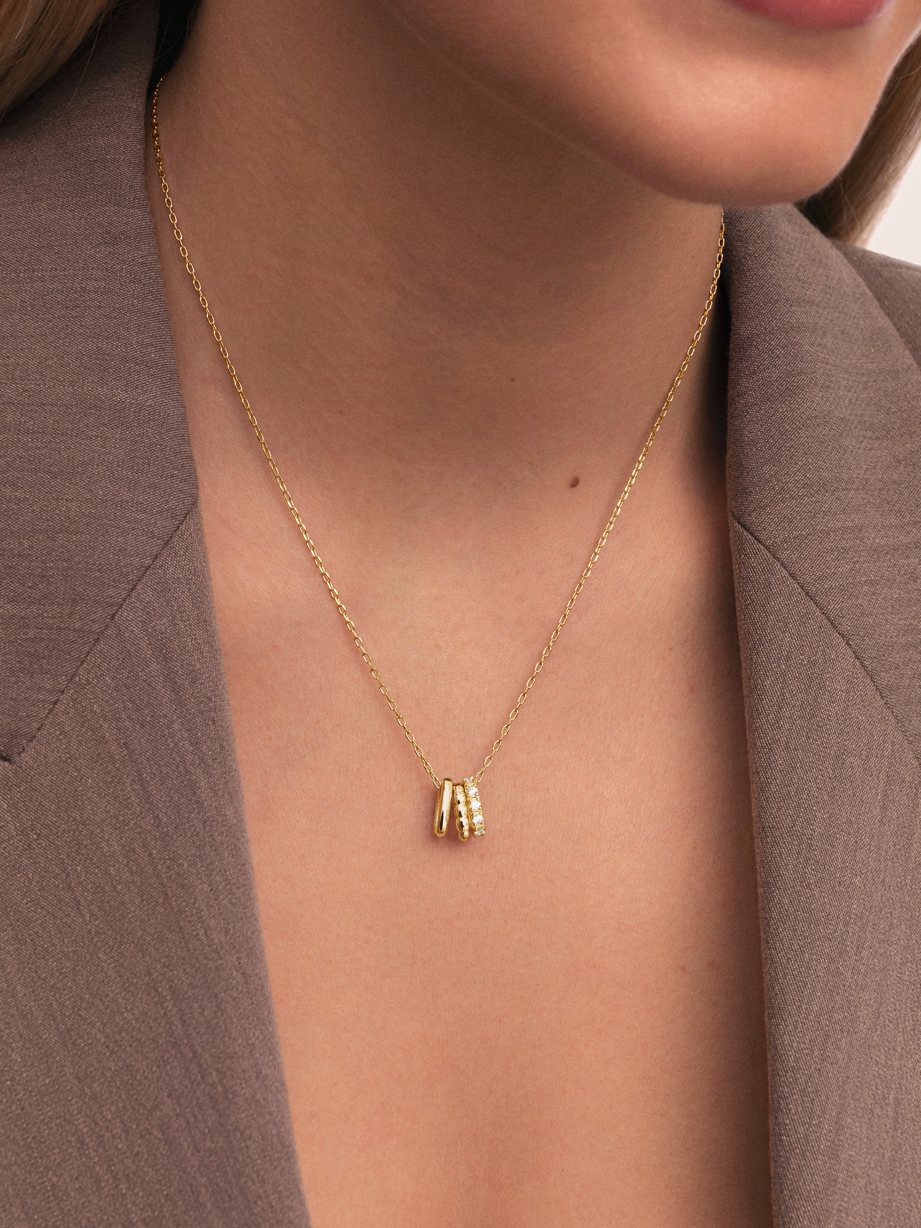 Family Gold Necklace