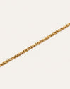 Fine Disco Stainless Steel Gold Necklace