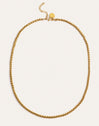 Fine Disco Stainless Steel Gold Necklace