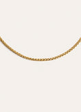 Fine Disco Stainless Steel Gold Necklace