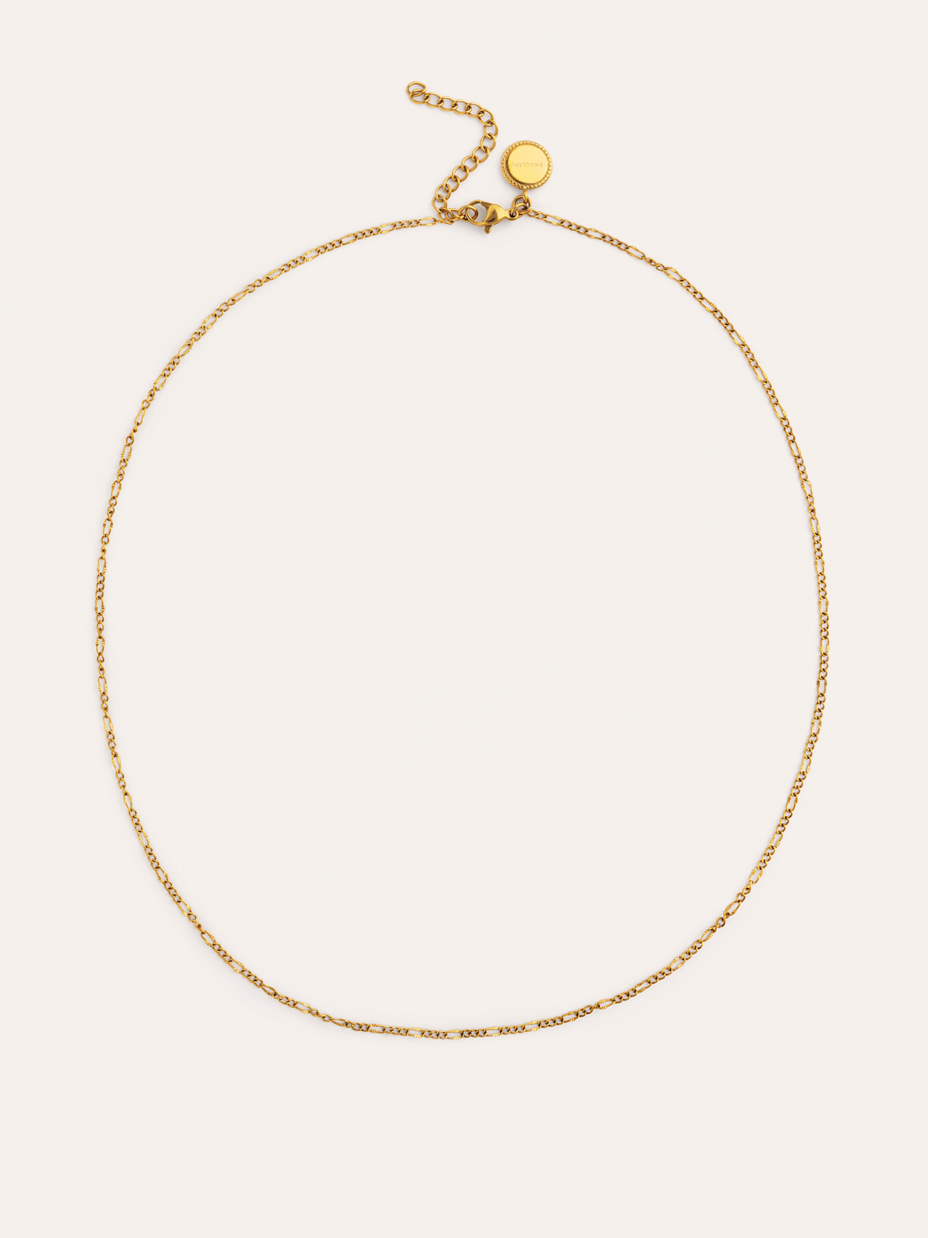 Collier Fiore en Acier plaqué or
