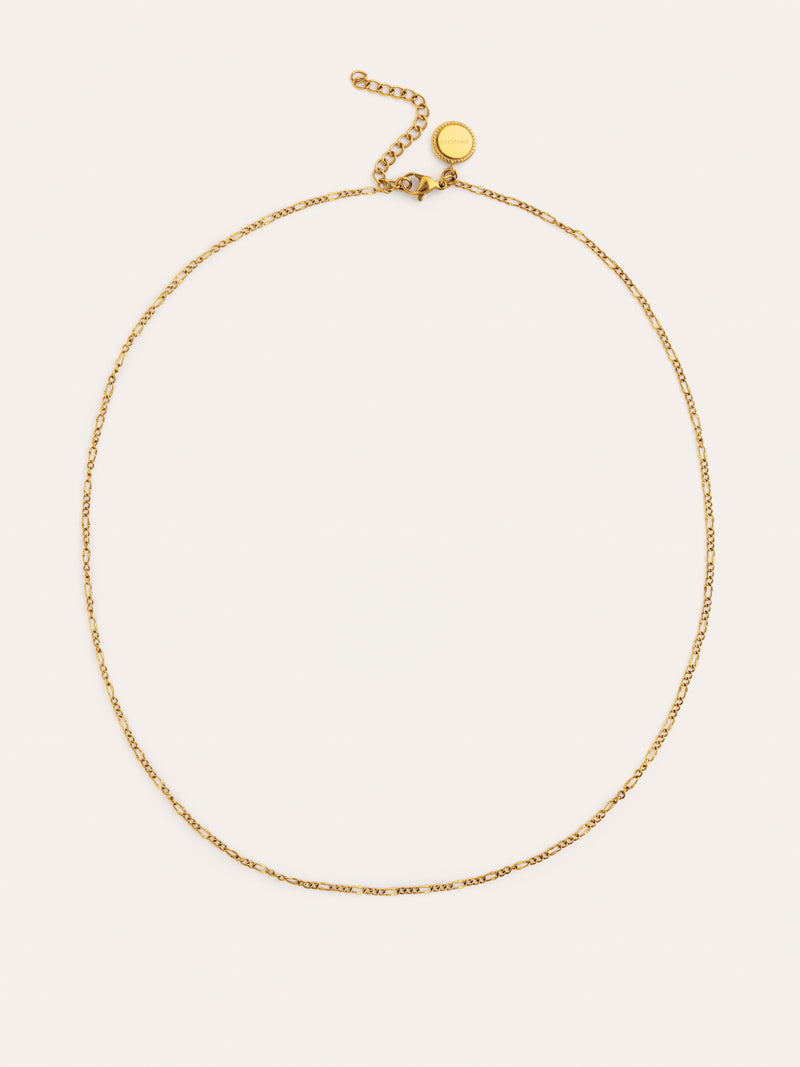 Collier Fiore en Acier plaqué or