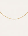 Collier Fiore en Acier plaqué or