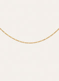 Collier Fiore en Acier plaqué or
