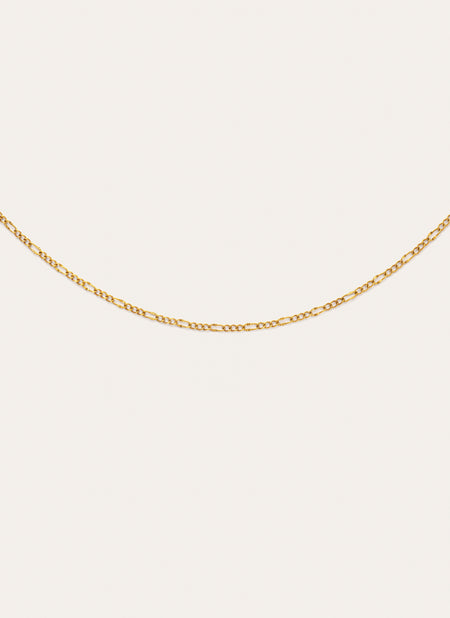 Collier Fiore en Acier plaqué or