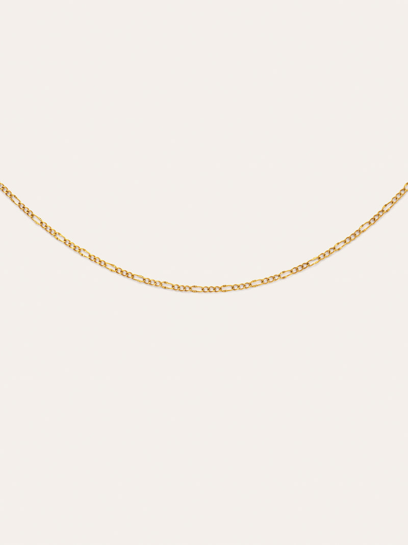 Collier Fiore en Acier plaqué or