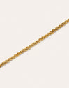 Collar Fine Tinsel Acero Baño Oro