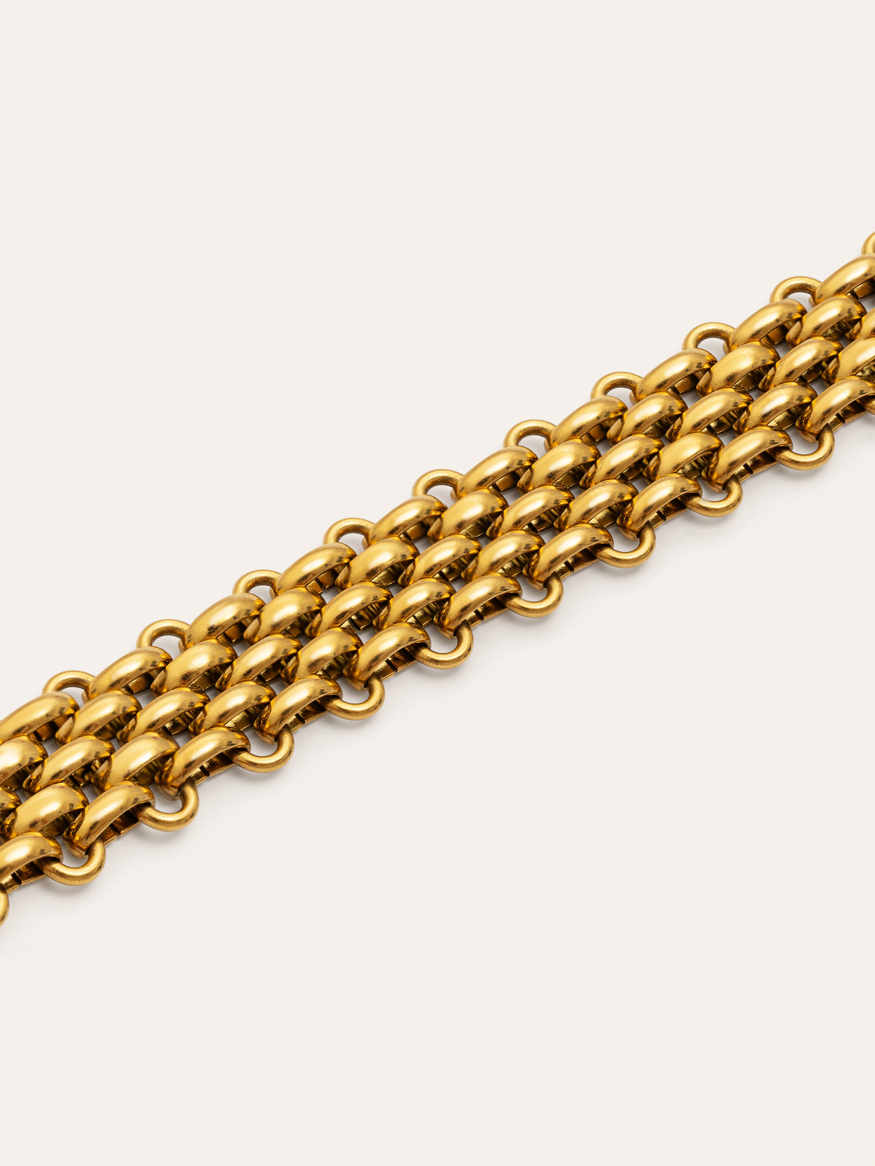 Choker Galea Acero Baño Oro