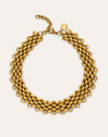 Choker Galea Acero Baño Oro