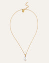 Gala Pearl Stainless Steel Gold Necklace