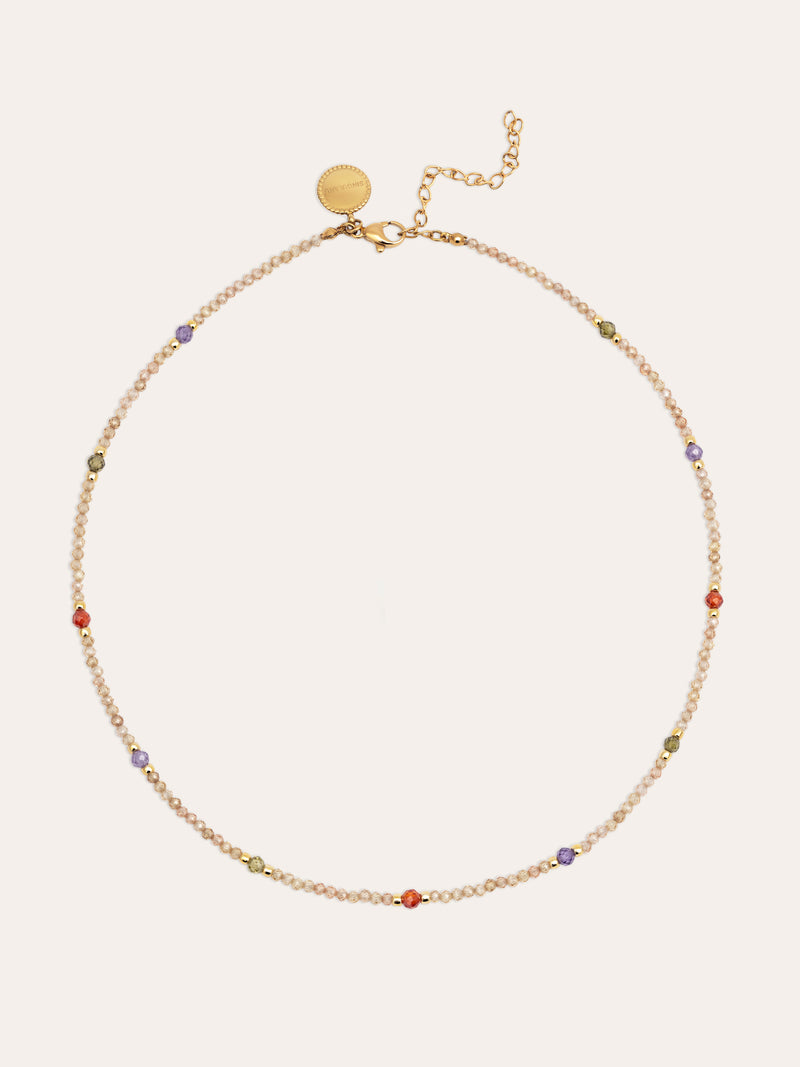 Collier Glam Acier Plaqué Or