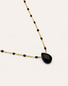 Imagen detalle de Collier Hydra Noir Acier Plaqué Or