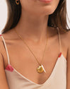 Irida Necklace Steel Gold Plated