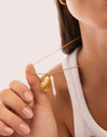 Irida Necklace Steel Gold Plated