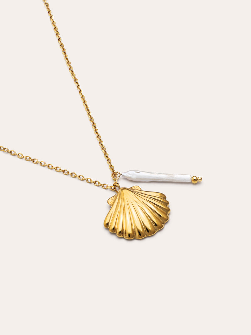 Irida Necklace Steel Gold Plated