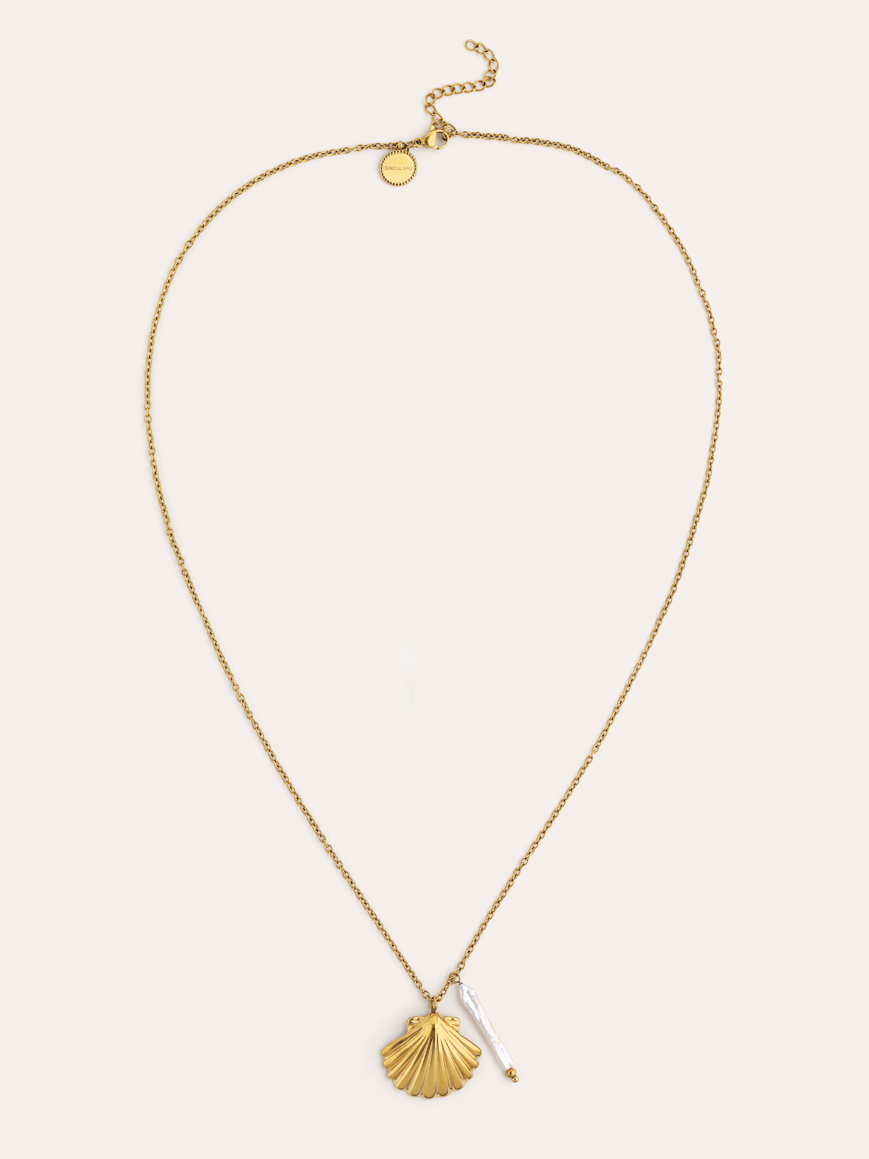 Irida Necklace Steel Gold Plated