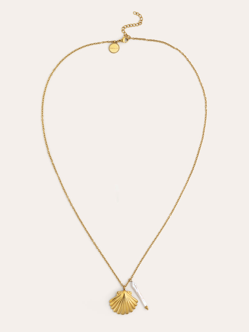 Irida Necklace Steel Gold Plated
