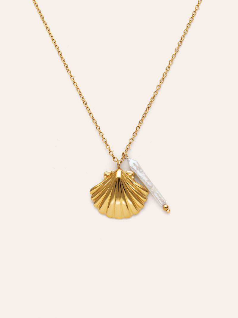 Irida Necklace Steel Gold Plated