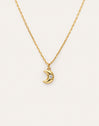 Collar Little Moon Spark Plata Baño Oro