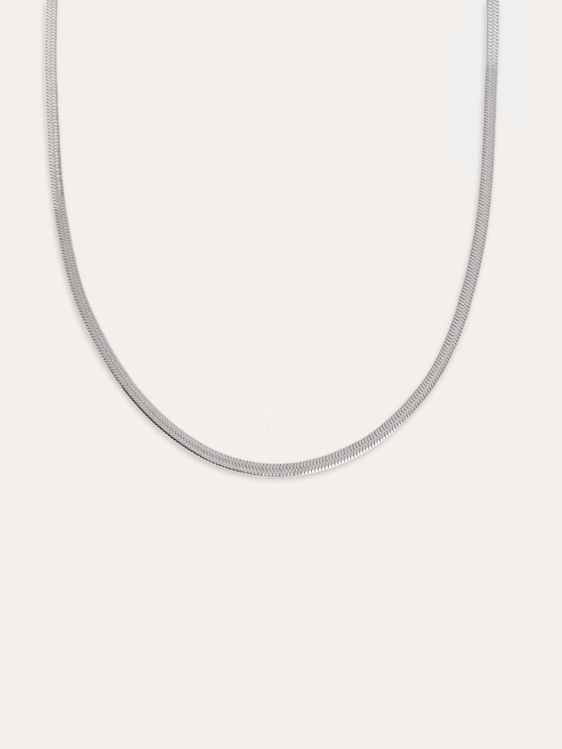 Collier Lisse S Acero