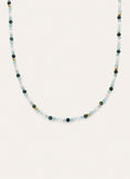 Collar Long Altea Ice Acero Baño Oro