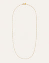 Long Dots Stainless Steel Gold Necklace