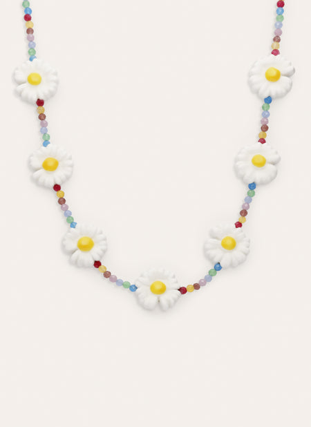 Long Ladybug Stainless Steel Gold Necklace