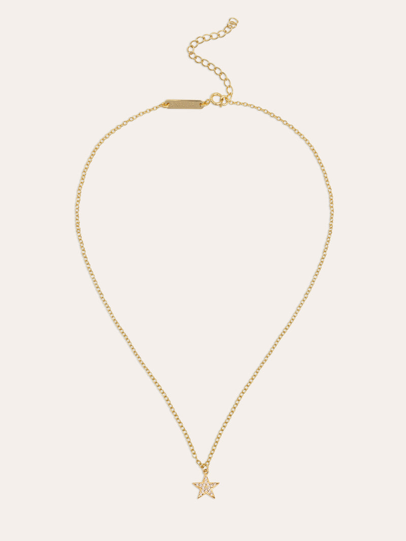 Lyra Star Gold Necklace