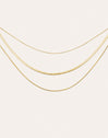 Collar Maat Acero Baño Oro