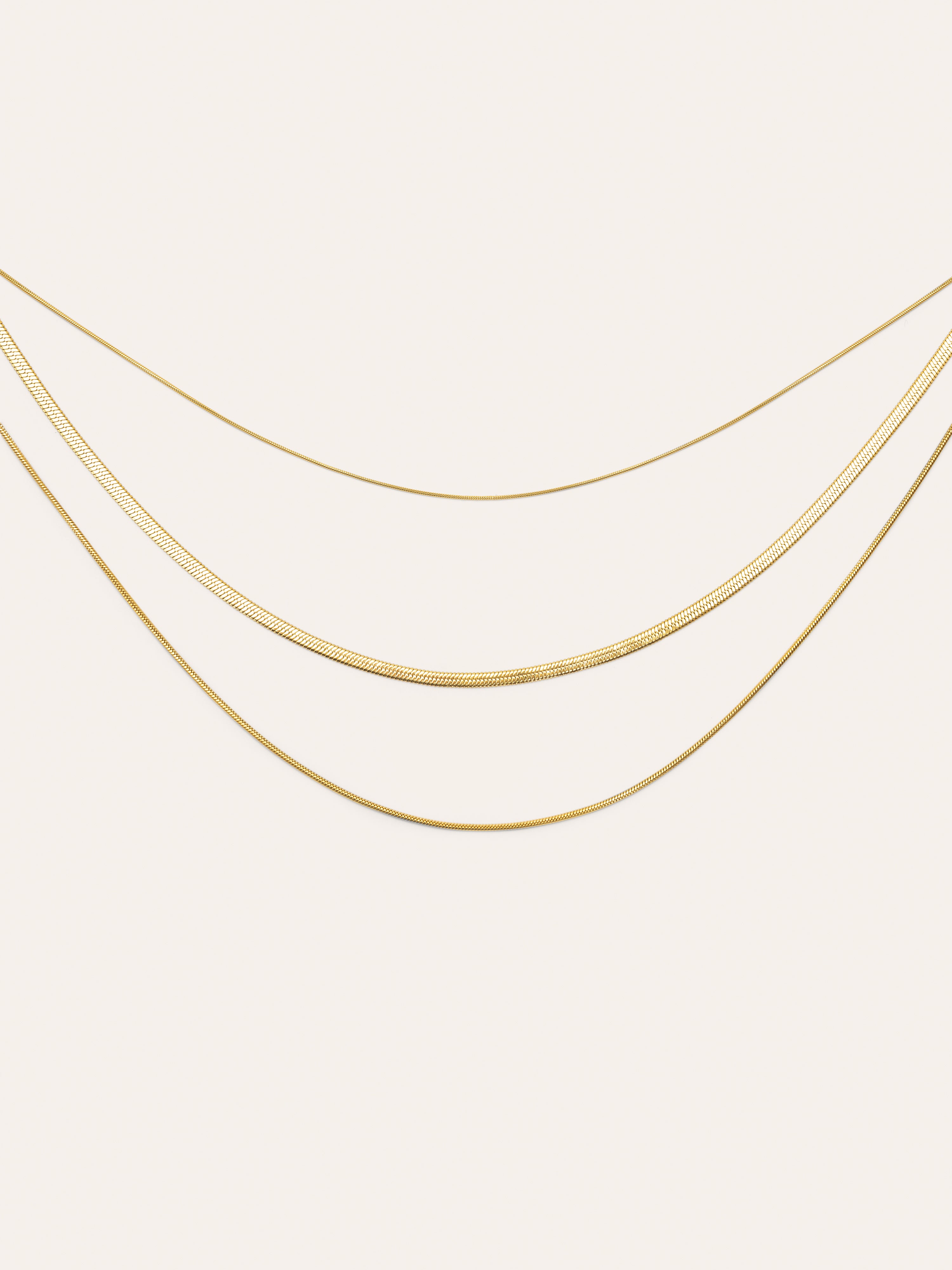 Collar Maat Acero Baño Oro