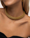 Mesh Stainless Steel Gold Choker