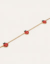 Collar Mariquita Baño Oro