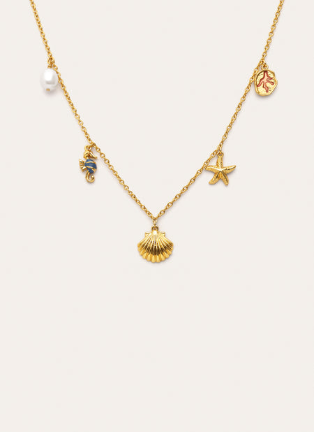 Collier Marítima Plaqué Or