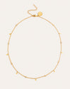 Collier Mini Spark Drop plaqué or - vista 4